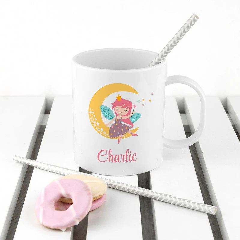 Personalised Fairy Kids Polymer Mug