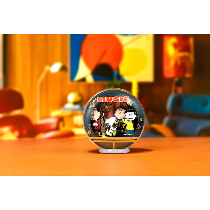 Die Peanuts Puremind Modellbausatz Wooden Theater Globe Night of Music