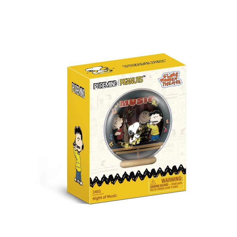 Die Peanuts Puremind Modellbausatz Wooden Theater Globe Night of Music