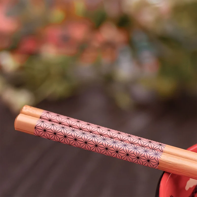 Demon Slayer - Tanjiro und Nezuko Kamado Ess-Stäbchen 2er Set