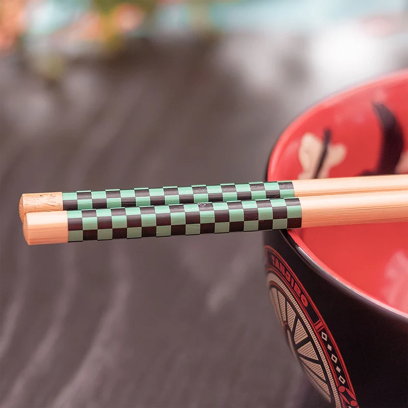 Demon Slayer - Tanjiro und Nezuko Kamado Ess-Stäbchen 2er Set