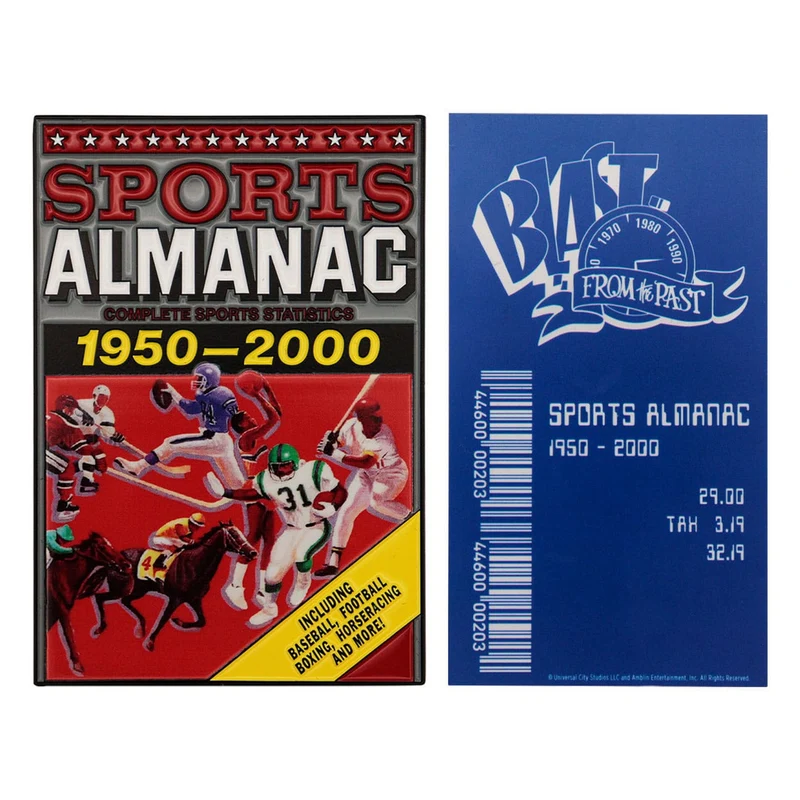 Zurück in die Zukunft Metallbarren Sport Almanac Limited Edition