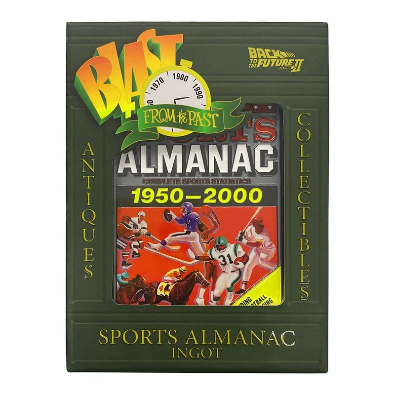 Zurück in die Zukunft Metallbarren Sport Almanac Limited Edition