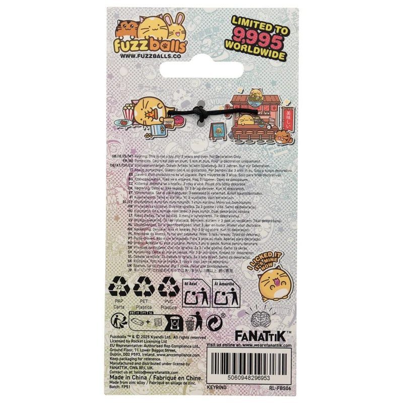 Fuzzballs Schlüsselanhänger Whisky Noodles Limited Edition
