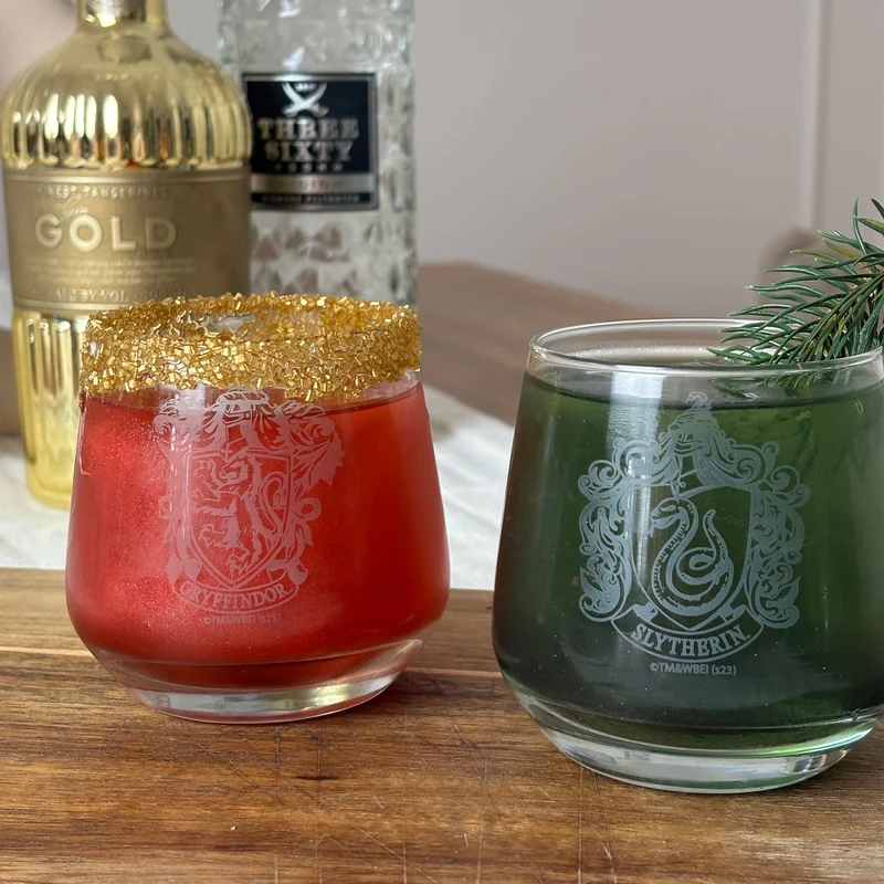 Harry Potter - Gryffindor und Slytherin Gläserset
