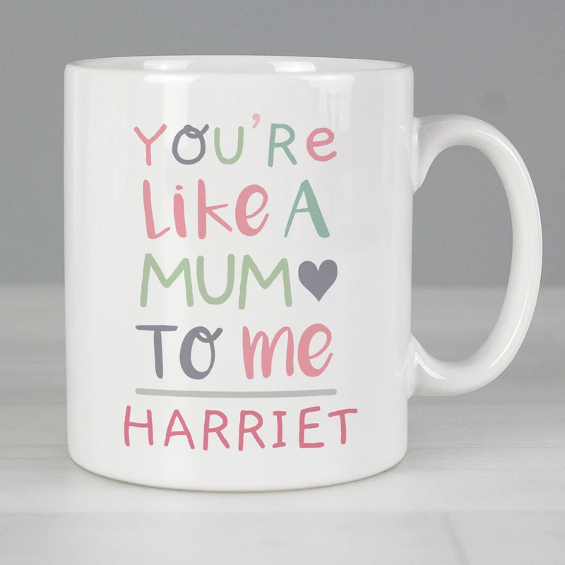 Personalised You're Like A Mum To Me Mug