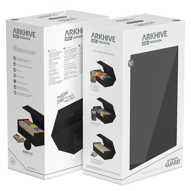 Ultimate Guard Arkhive 800+ XenoSkin Monocolor Schwarz