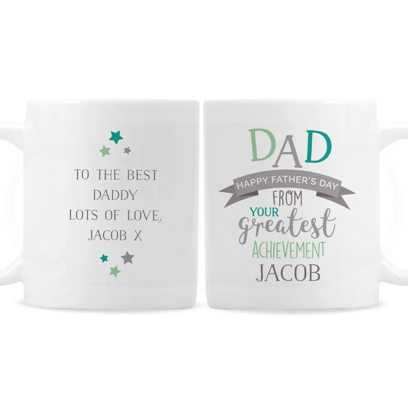 Personalised 'Dad's Greatest Achievement' Mug