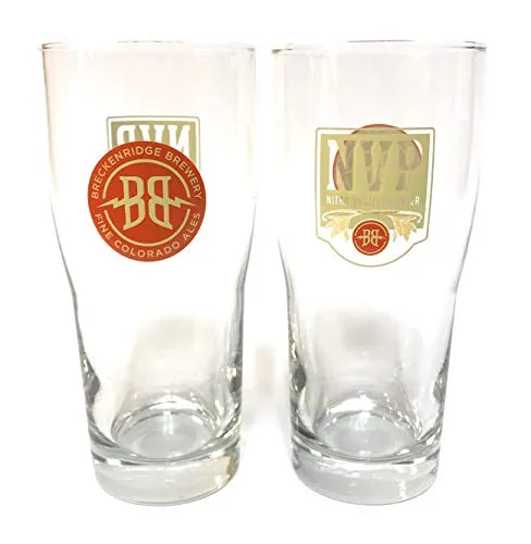 Breckenridge Brewery - Nitro Vanilla Porter - 16 Ounce Glass - Set of 2
