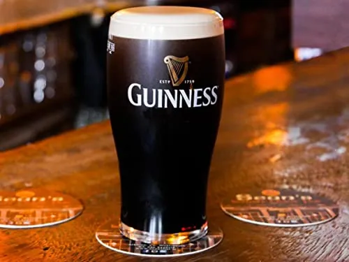 Guinness 20oz Beer Glasses Twin Pack | Certified Official Merchandise | Ideal gift for Beer Lovers