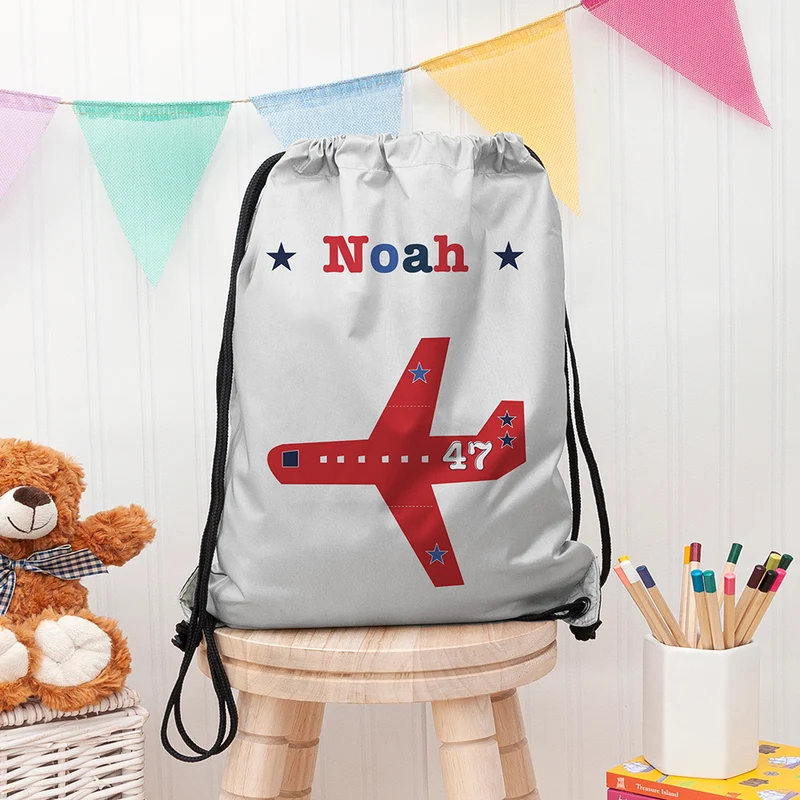 Personalised Personalised Boy's Silver Waterproof Swim Bag