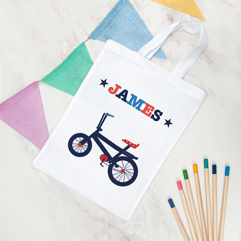 Personalised Personalised Boy's Fabric Party Bag