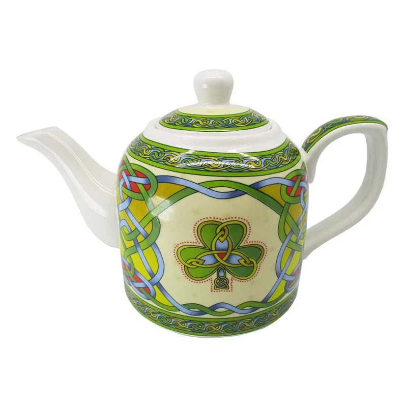 Irish Tea Set with Shamrock Design Mug & Teapot