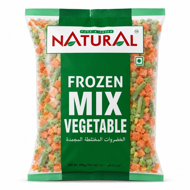Natural Mixed Vegetables, India - 4 X 2.5KG