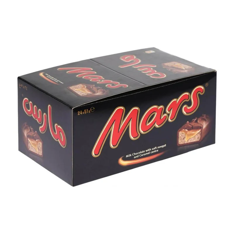 Mars Chocolate Bars - 24 X 50G