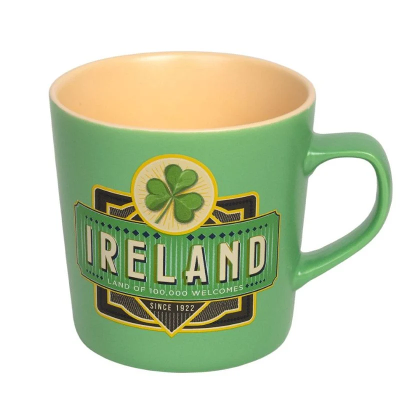 Land of Welcomes Ceramic Irish Mug