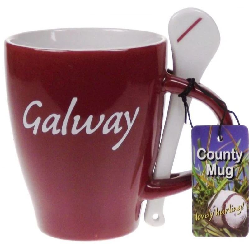Counties of Ireland Mug and Spoon Set, Galway