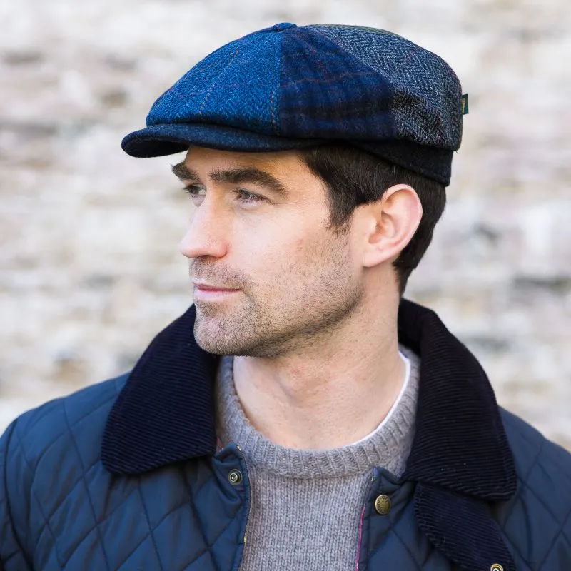 Herringbone Tweed Flat Cap
