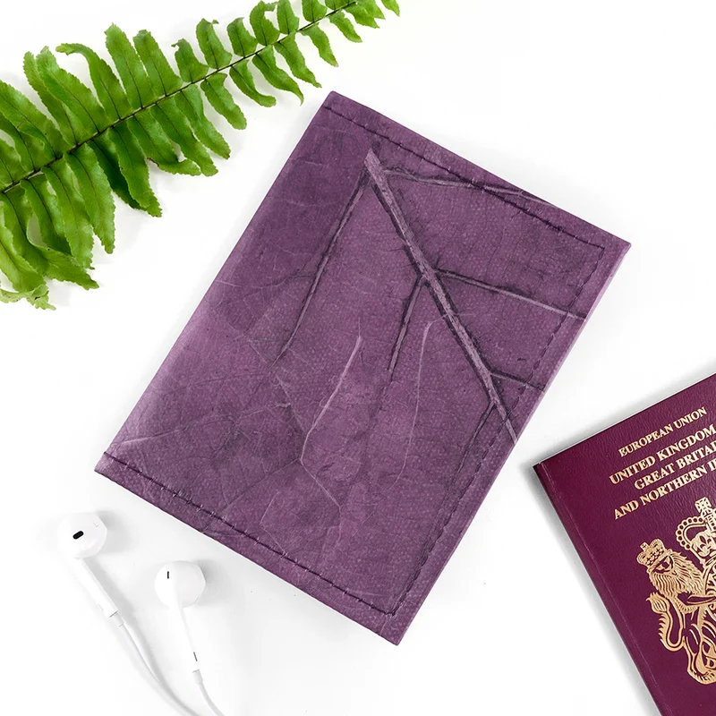 Leaf Leather Passport Cover