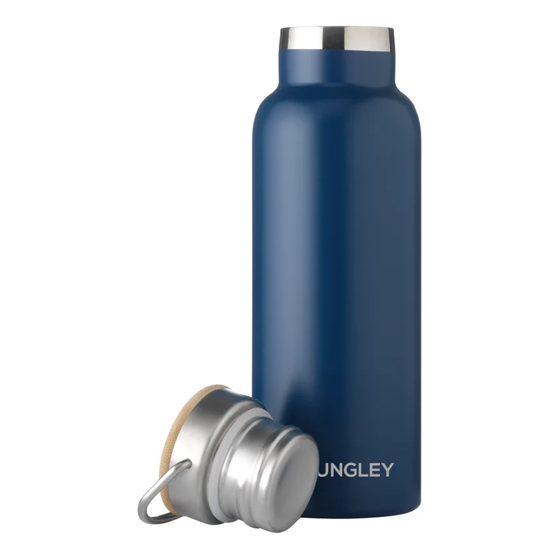 Jungley Insulated Water Bottle 17oz Bamboo Lid