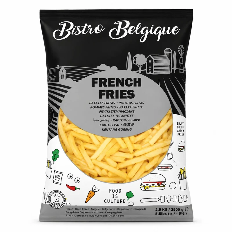 Bistro Belgique French Fries - 4 X 2.5KG