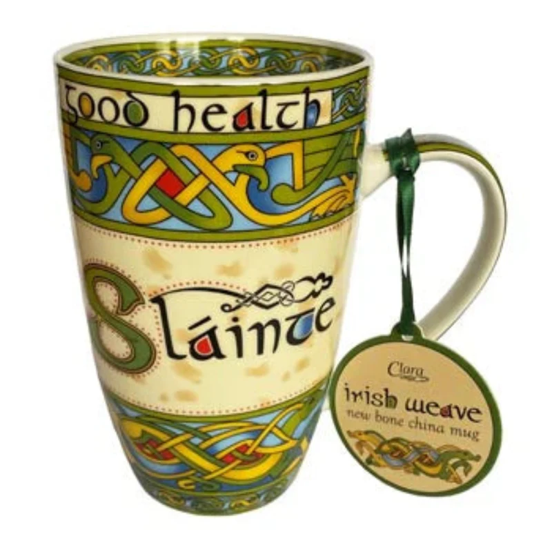Irish Weave Slainte China Mug