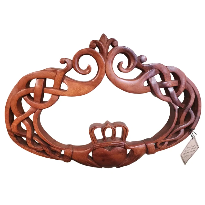 Claddagh Wood Carving