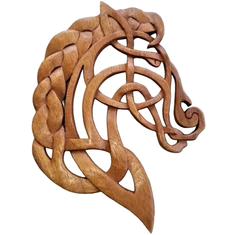 Horse Knot - Wooden Carving