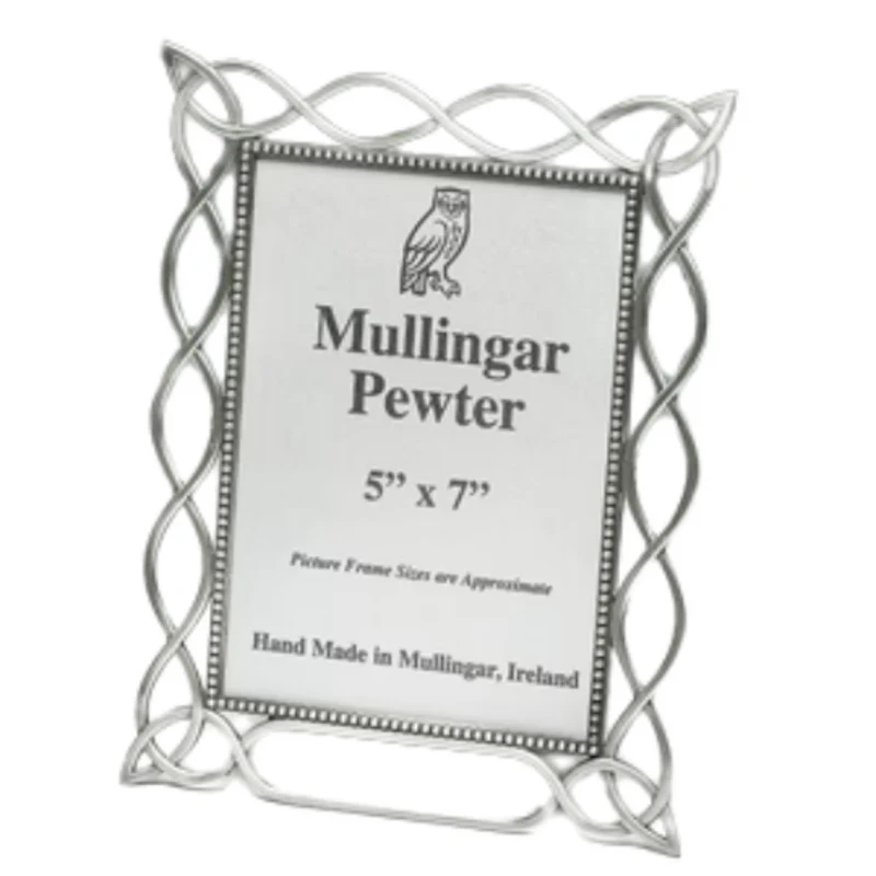 Mullingar Pewter Celtic Lace Picture Frame