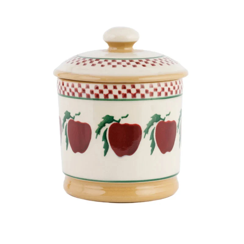 Lidded Apple Sugar Bowl