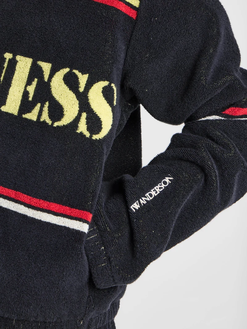 Unisex JW ANDERSON X GUINNESS TOWELLING JACKET IN BLACK