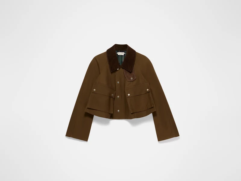 WOMENS BARN JACKET IN DARK OLIVE