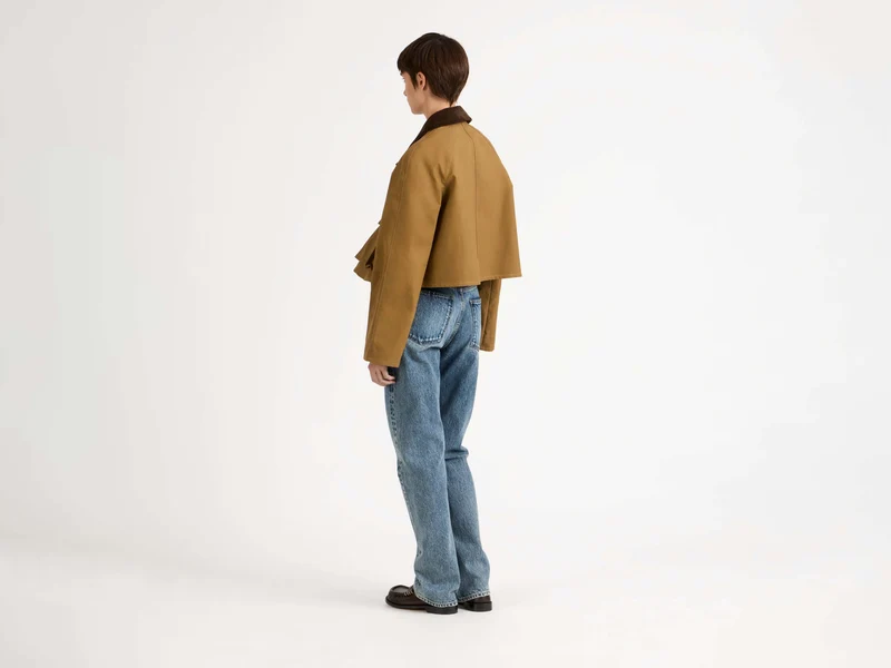 WOMENS BARN JACKET IN BISCUIT