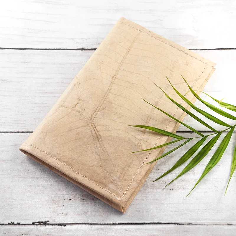 A6 Leaf Leather Notebook