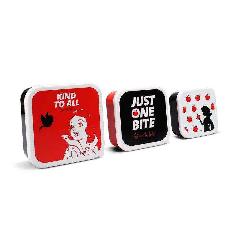Schneewittchen - Lunchbox 3er Set
