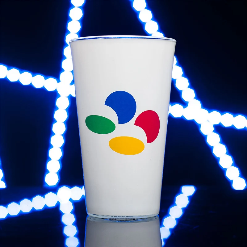 Nintendo - SNES Logo Glas