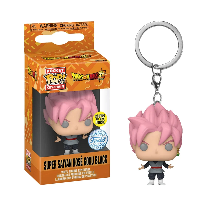 Dragon Ball Super - Super Saiyan Rosé Goku Black Funko Pop Schlüsselanhänger