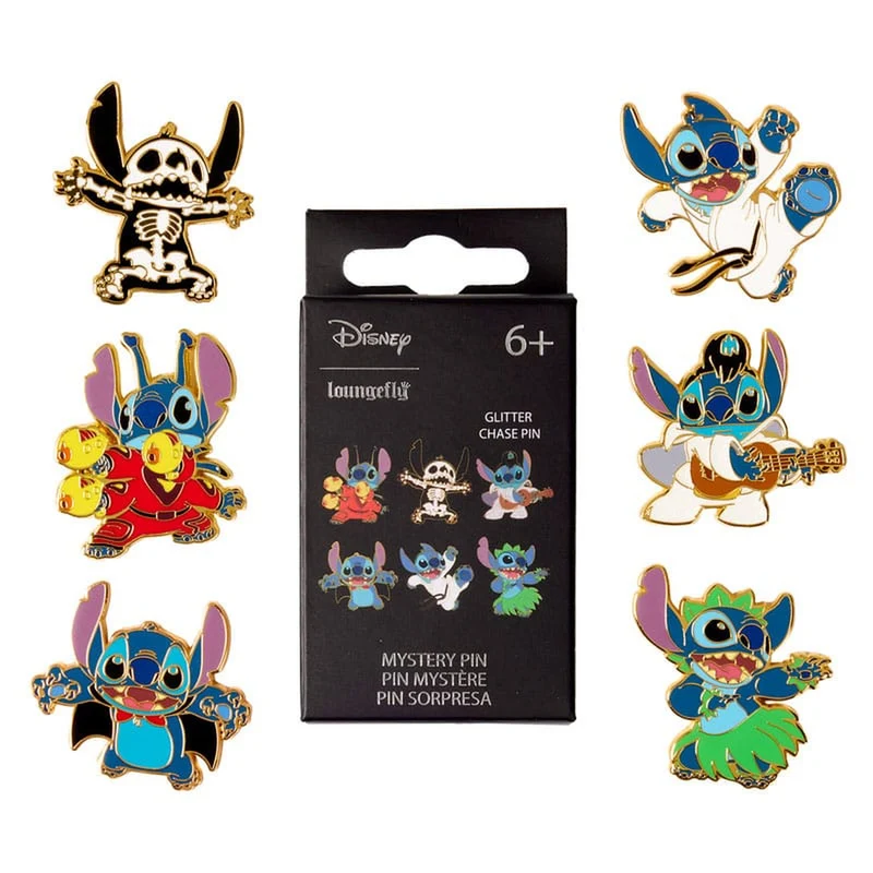 Disney by Loungefly Ansteck-Pins Blind Box Web Stitch Sortiment (12)