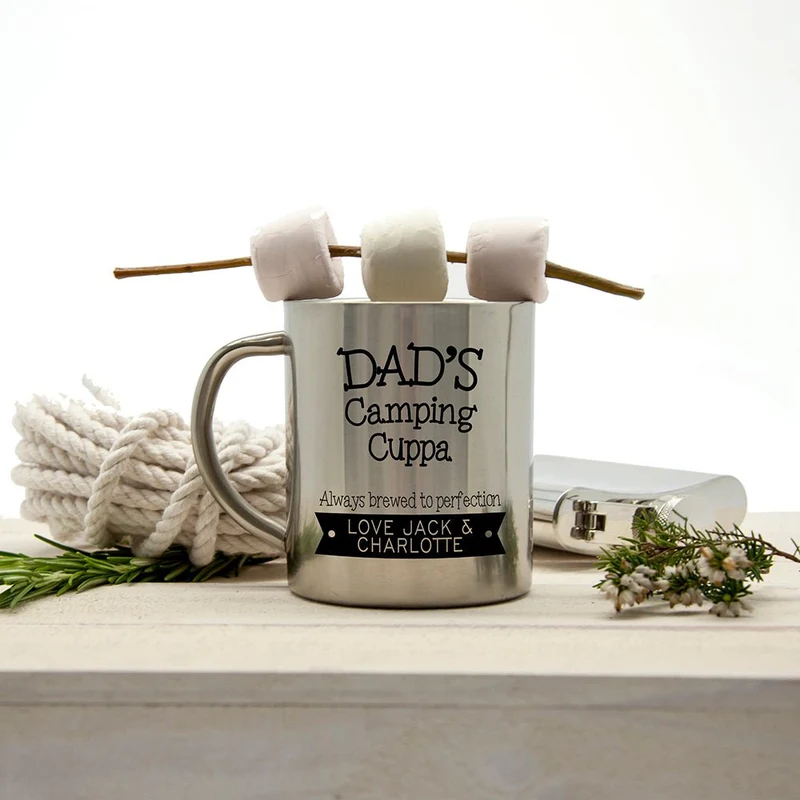 Dad's Personalised Brewed To Perfection Outdoor Mug