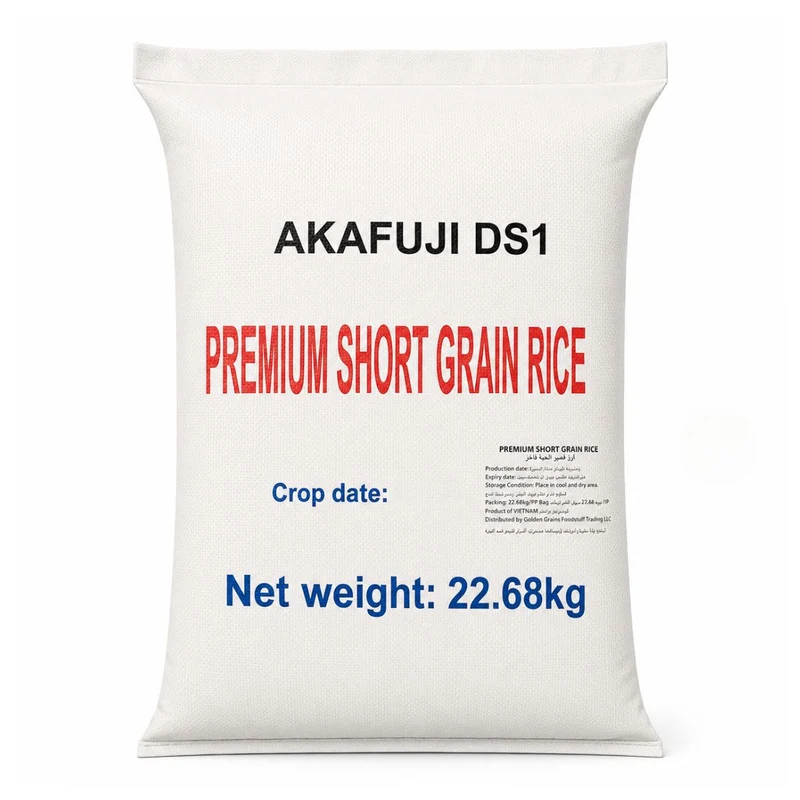 GGFT Akafuji DS-1 Premium Short Grain Rice, Vietnam - 22.68KG