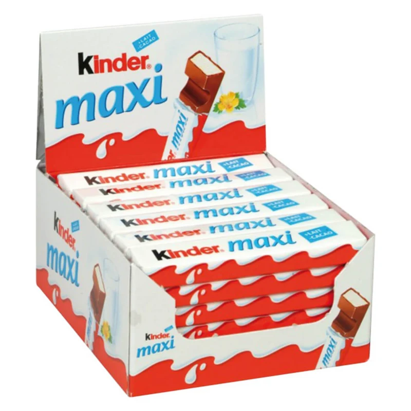 Kinder Maxi Milk Chocolate - 36 X 21G