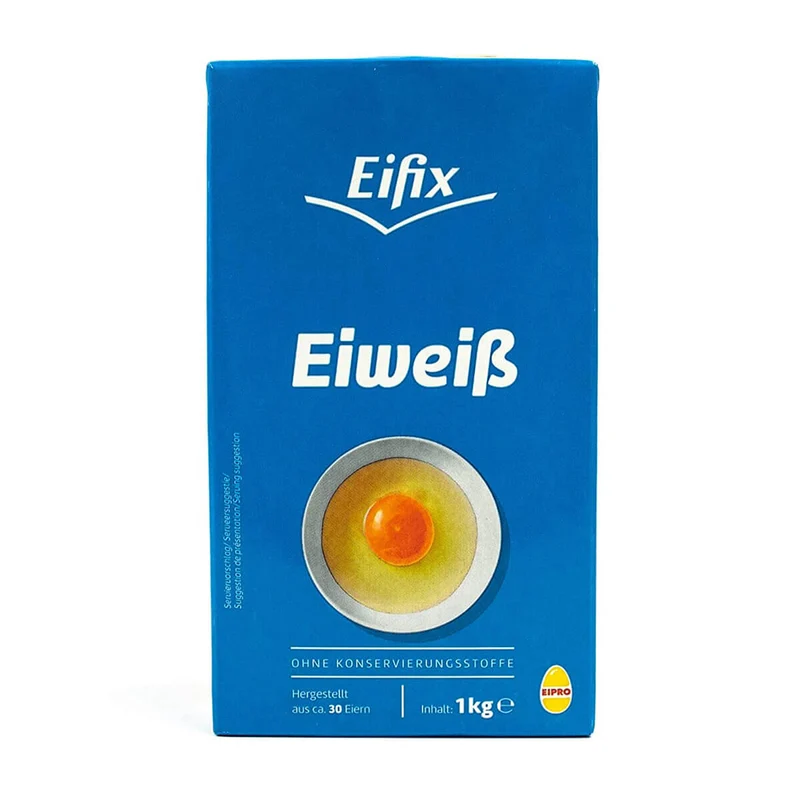 Eifix Liquid Pasteurized Egg Whites in Tetra Pack, Chilled, Germany - 1KG