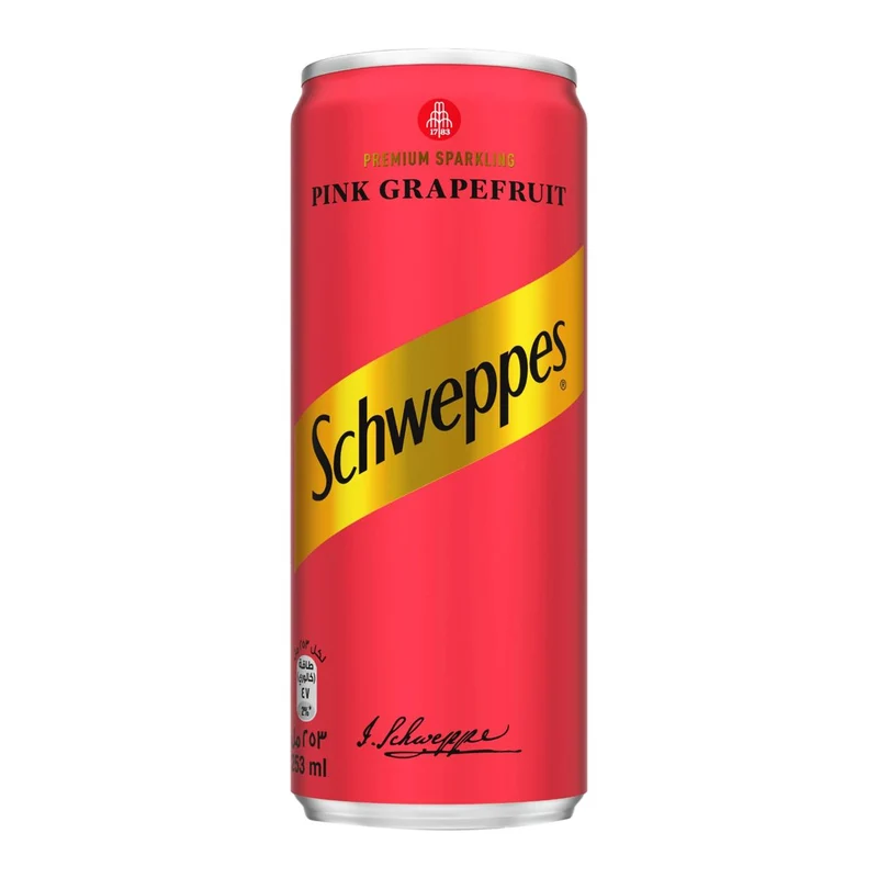 Schweppes Pink Grapefruit, Sparkling Soft Drink - 24 X 253ML | 2 Day Lead Time