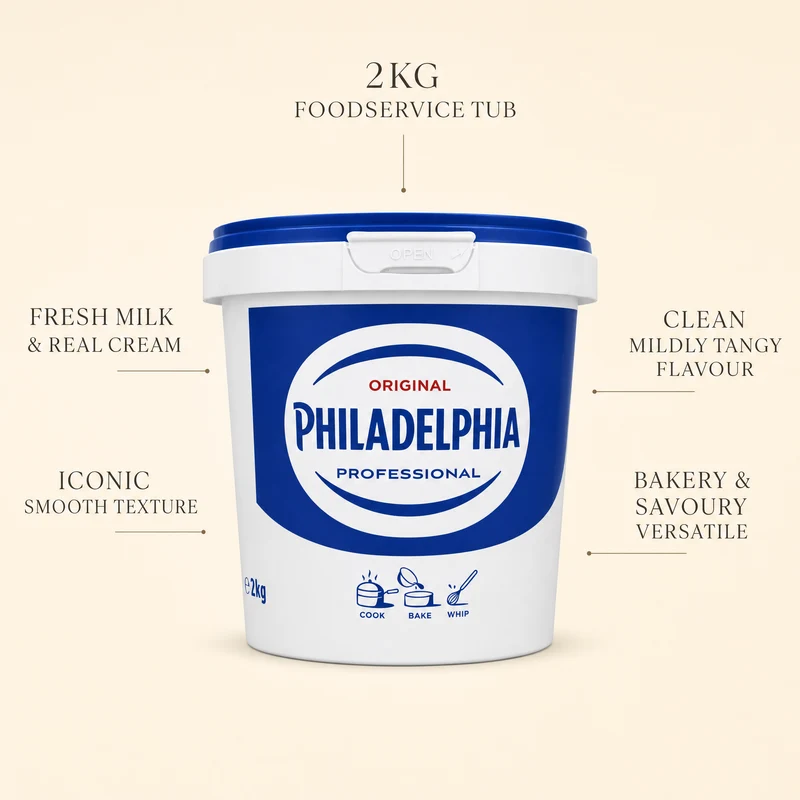 Philadelphia Cream Cheese - 2KG | New Arrival