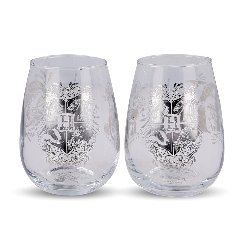 Harry Potter - Hogwarts Wappen Gläser 2er Set