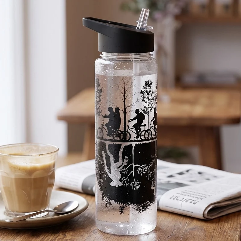 Stranger Things Trinkflasche Upside Down