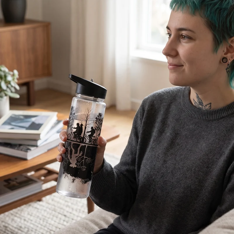 Stranger Things Trinkflasche Upside Down