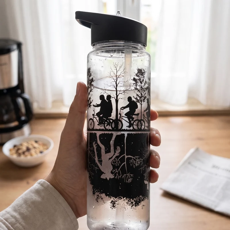 Stranger Things Trinkflasche Upside Down