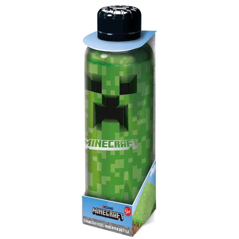 Minecraft Edelstahl-Trinkflasche Creeper