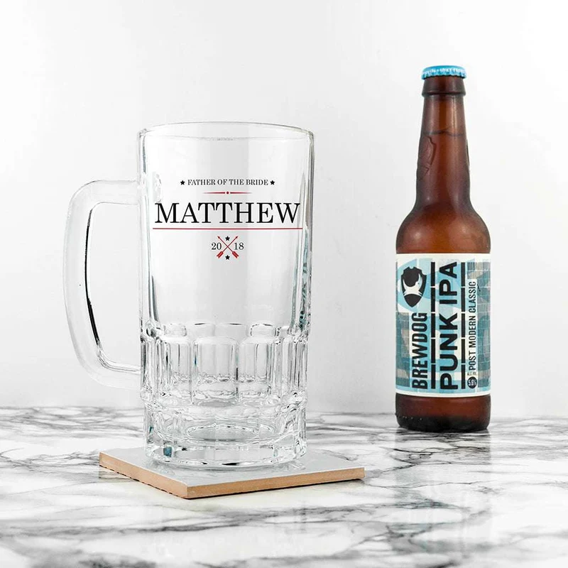 Personalised Ornamental Wedding Tankard